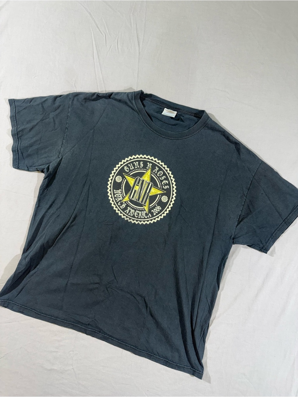 Vintage 2006 Guns N’ Roses North American Tour Graphic Black T-Shirt